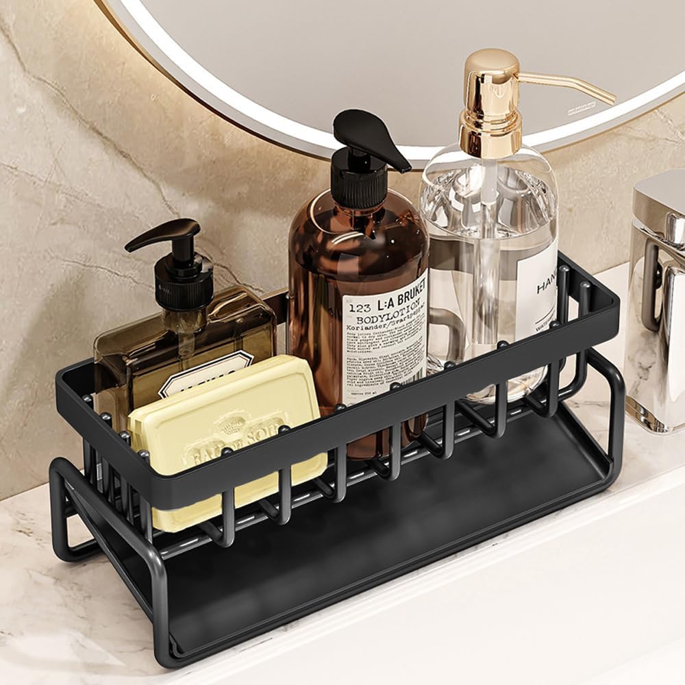 Multifunctional Sponge Rack Drainer Kitchen Shelf Sink Rag