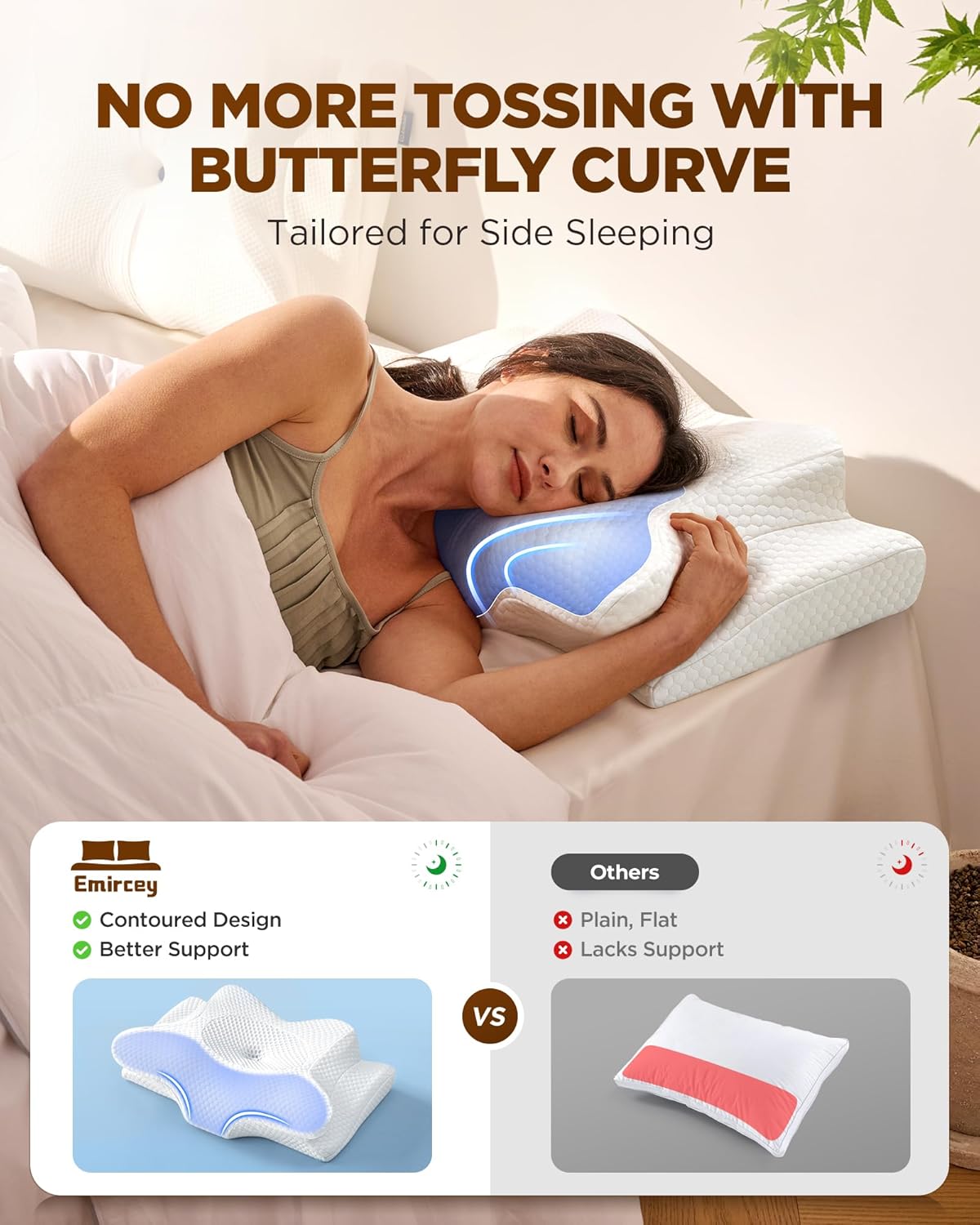 "Memory" Orthopedic Foam Pillow