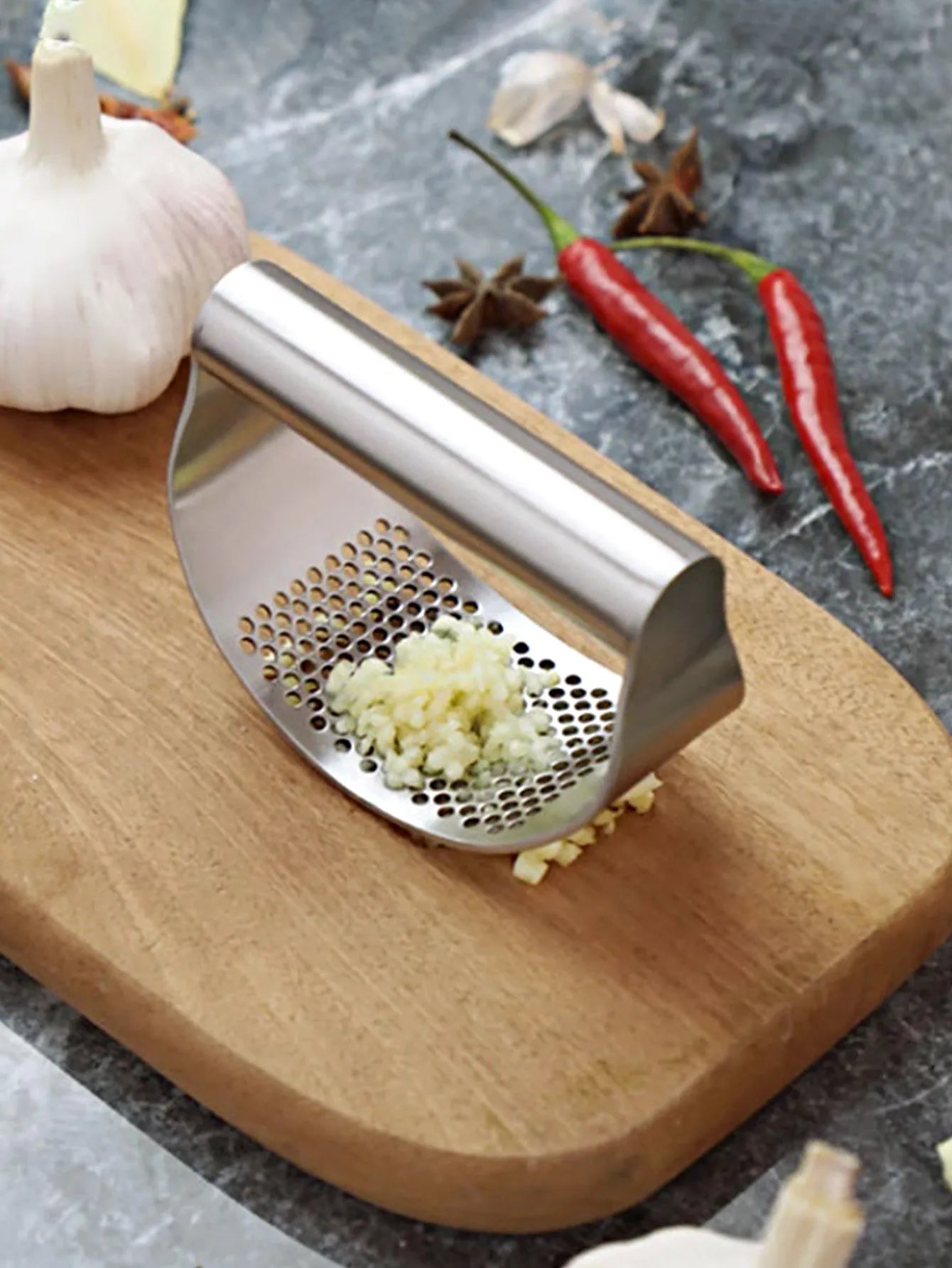 Sharp Garlic Press