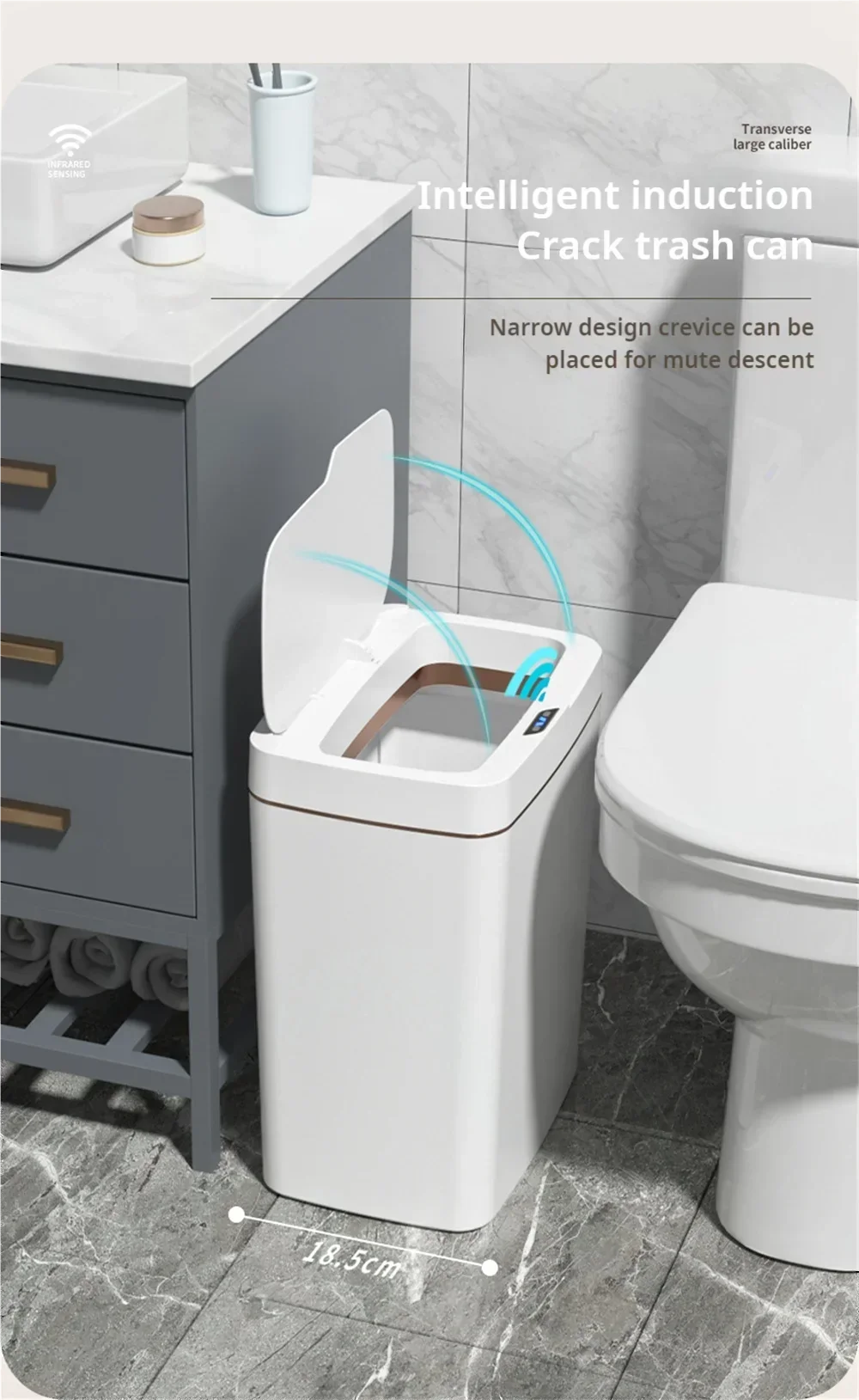 Narrow Smart Sensor Trash 2025