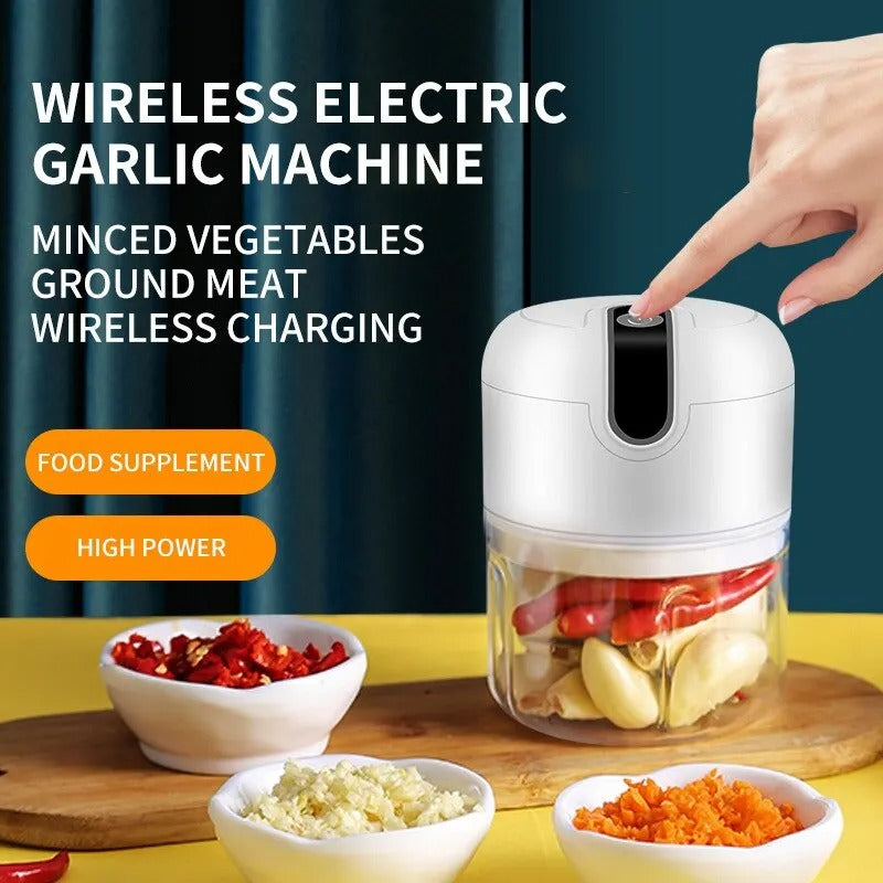 Portable Electric Mini Garlic Chopper 250ML