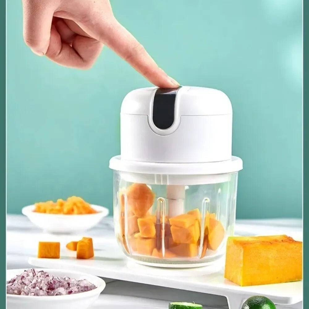 Portable Electric Mini Garlic Chopper 250ML