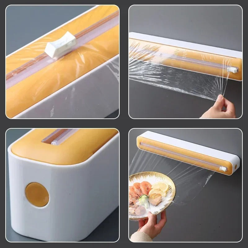 Multi Functional Plastic Cling Film Cutter for Home Use